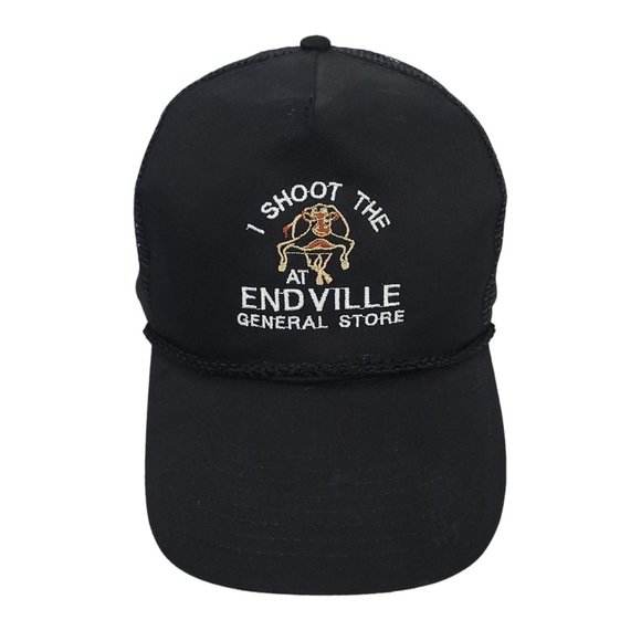 I Shoot The Bull At Endville General Store Mesh Snapback Cap Trucker Ball Hat - Picture 1 of 9